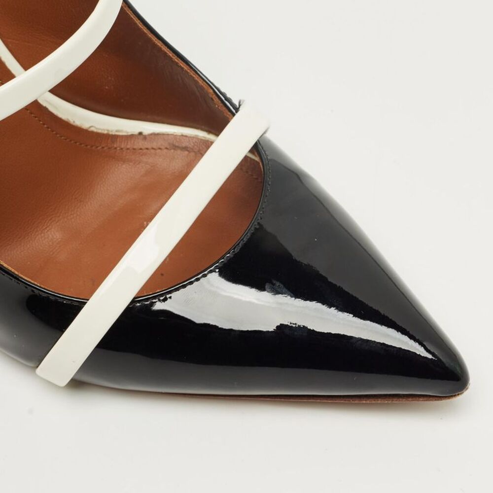 Malone Souliers Black/white Patent Leather Maureen Mules Size 40 - Picture 7 of 7